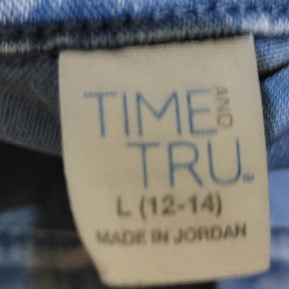 Time and Tru Men's Light Blue Straight Jeans - Picture 2 of 2